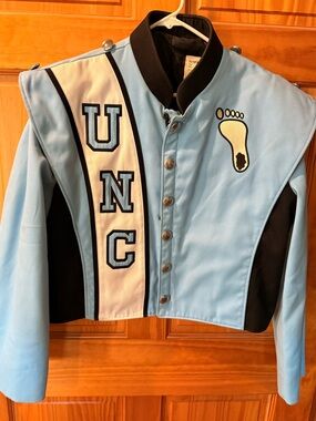 UNC Marching Tar Heels uniform.